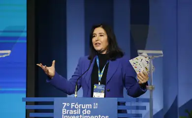 São Paulo (SP), 28/10/2024 - Ministra Simone Tebet no 7º Fórum Brasil de Investimentos (Brazil Investment Forum – BIF 2024) no  WTC. Foto: Paulo Pinto/Agência Brasil