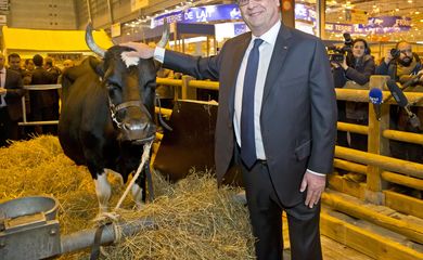 O François Hollande visita 54ª edição do Salão da Agricultura de Paris