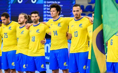 seleção  brasileira masculina de handebol - amistoso contra o Egito - Torneio de Nuremberg - Brasil perde por 32 a 25