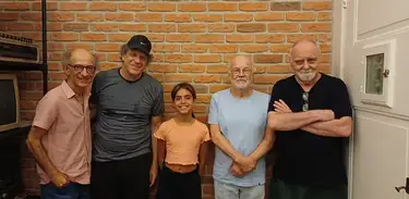 Tim Rescala, Leonardo Fuks, Maria Vitória, Jayme Leibovich  e Lionel Fischer