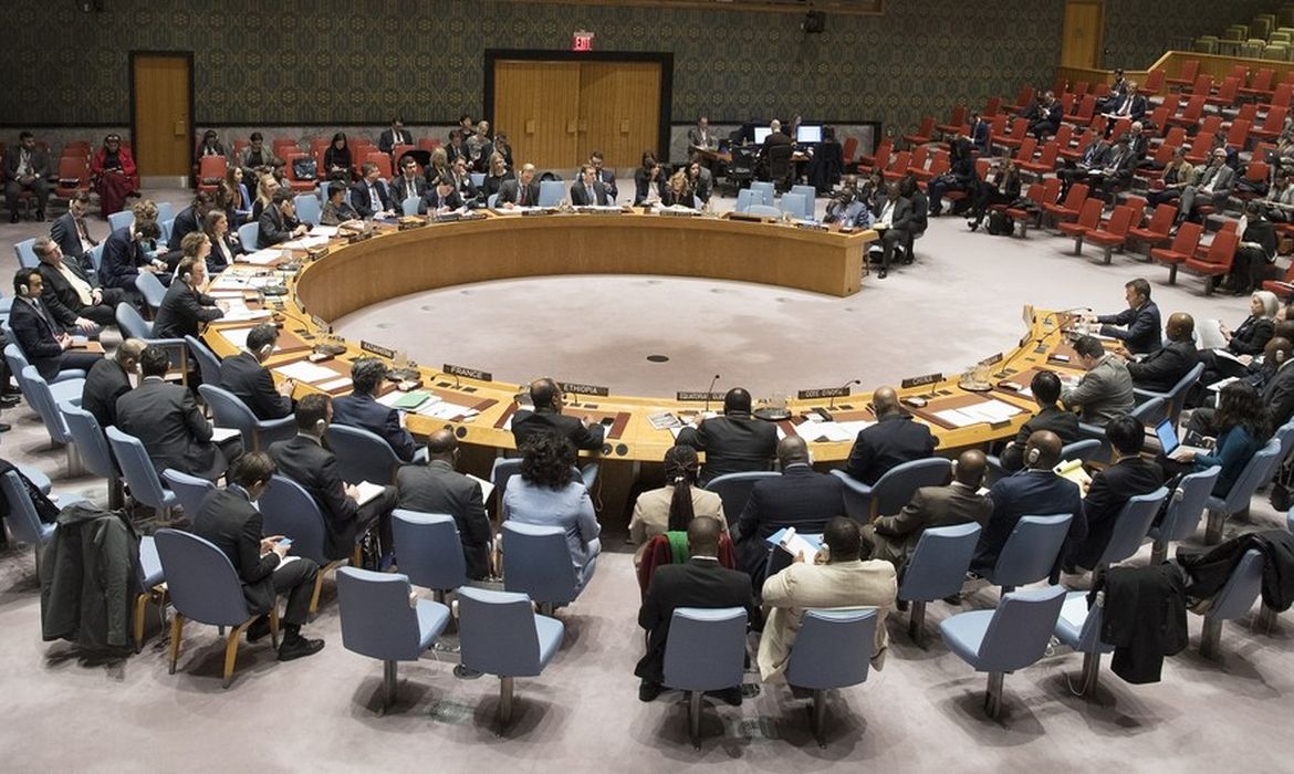 A sessão do Conselho de Segurança foi realizada a pedido da Rússia