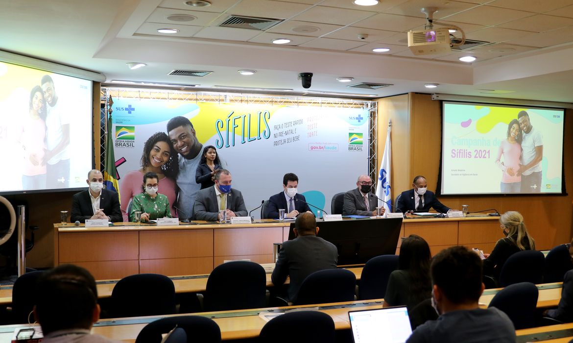 O Secretário Executivo do Ministério da Saúde, Rodrigo Otávio Moreira da Cruz, participa do  lançamento da Campanha Nacional de Enfrentamento à Sífilis e a Sífilis Congênita.