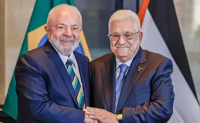 Nova York, EUA, 19.09.2023 - Presidente da República, Luiz Inácio Lula da Silva, durante encontro com o Presidente do Estado da Palestina e da Autoridade Nacional Palestina, Mahmoud Abbas, em Nova York. Foto: Ricardo Stuckert/PR