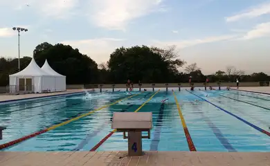 Rio de Janeiro - Piscina do Cefan foi reformada para servir de local oficial de treinamento na Rio 2016  (Akemi Nitahara/Agência Brasil)