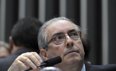 Brasília - O presidente da Câmara dos Deputados, Eduardo Cunha, preside sessão plenária (Antonio Cruz/Agência Brasil)