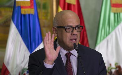 Ministro venezuelano da Comunicação, Jorge Rodríguez