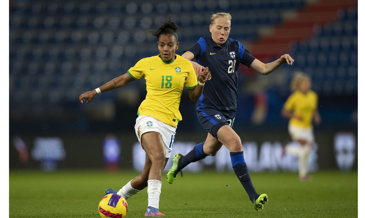 Seleção brasileira feminina empata em 0 a 0 com Finlândia, em último jogo do Torneio da França