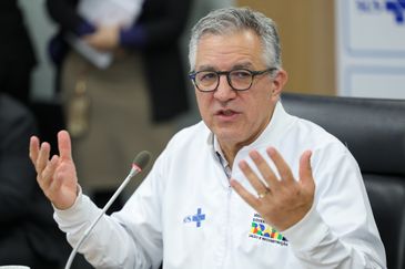Brasília (DF) 25/11/2025 - O ministro da Saúde, Alexandre Padilha, anuncia durante café com lideranças evangélicas a compra da vacina contra o vírus sincicial respiratório (VSR) e o cronograma de distribuição aos estados.  Foto: Fabio Rodrigues-Pozzebom/ Agência Brasil