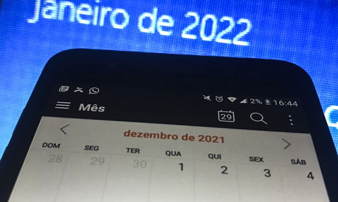 Ilustração Calendário 2022