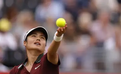 Emma Raducanu no torneio Queen's Club
 13/6/2025     Action Images via Reuters/Andrew Couldridge