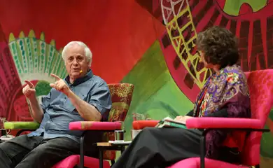Paraty (RJ), 01/08/2025 - O Historiador israelense Ilan Pappé participa da mesa  Breve história do longo conflito na 23ª Festa Literária Internacional de Paraty - Flip. Foto: Rovena Rosa/Agência Brasil
