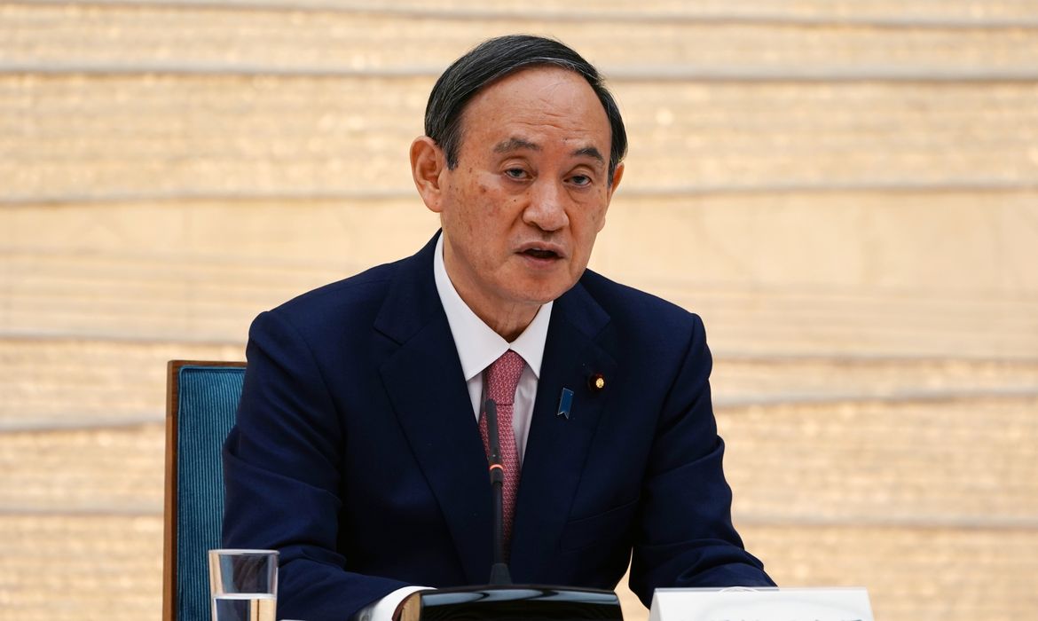 Premiê Japonês Suga - primeiro-ministro