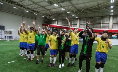 futebol de cegos - Brasil vence Japão e conquista bicampeonato em Grand Prix Internacional em SP - em 27/05/2023