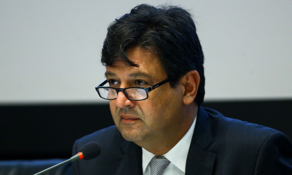  O ministro da Saúde, Luiz Henrique Mandetta, durante reunião com secretários de Saúde dos estados e capitais de todo o país para tratar da situação do novo coronavírus