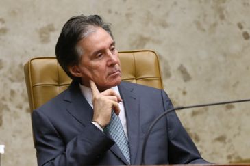 O presidente do Senado, Eunício Oliveira,  durante solenidade de posse do novo presidente do Supremo Tribunal Federal (STF), ministro Dias Toffoli.