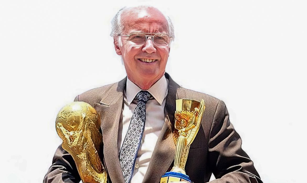 Morre o tetracampeão mundial Mario Jorge Lobo Zagallo aos 92 anos. Foto: Instagram/ZagalloOficial