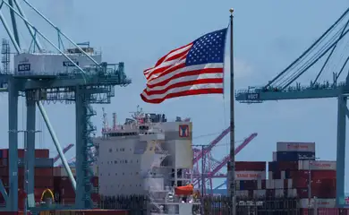 Porto de Los Angeles, EUA
13/05/2025. REUTERS/Mike Blake/File Photo