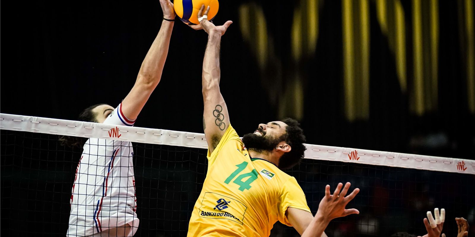 Le volleyball brésilien s’incline face à la France en Ligue des Nations