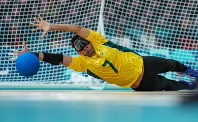 Paris-França 31/08/2024 Goalball brasileiro encerra participação na primeira fase em Paris. Foto Wander Roberto/CPB