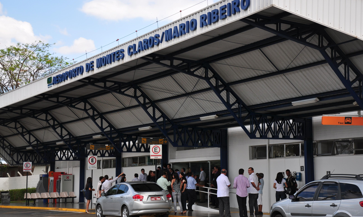 Aeroporto de Montes Claros, em Minas Gerais.