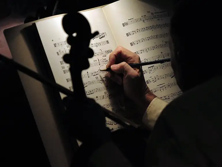 Orquestra Sinfônica Arquivo ilustração