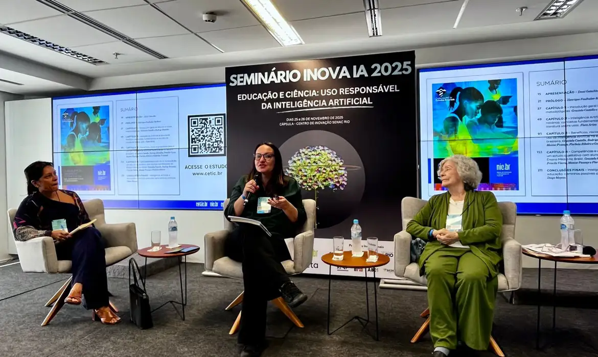 Rio de Janeiro (RJ), 25/11/2025 - Uso de IA entre alunos e professores do ensino médio exige protocolos e políticas de segurança. Foto: Ana/Cetic.br