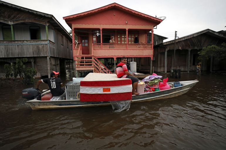 Cheia do Rio Amazonas/Cidades inundadas no estado do Amazonas