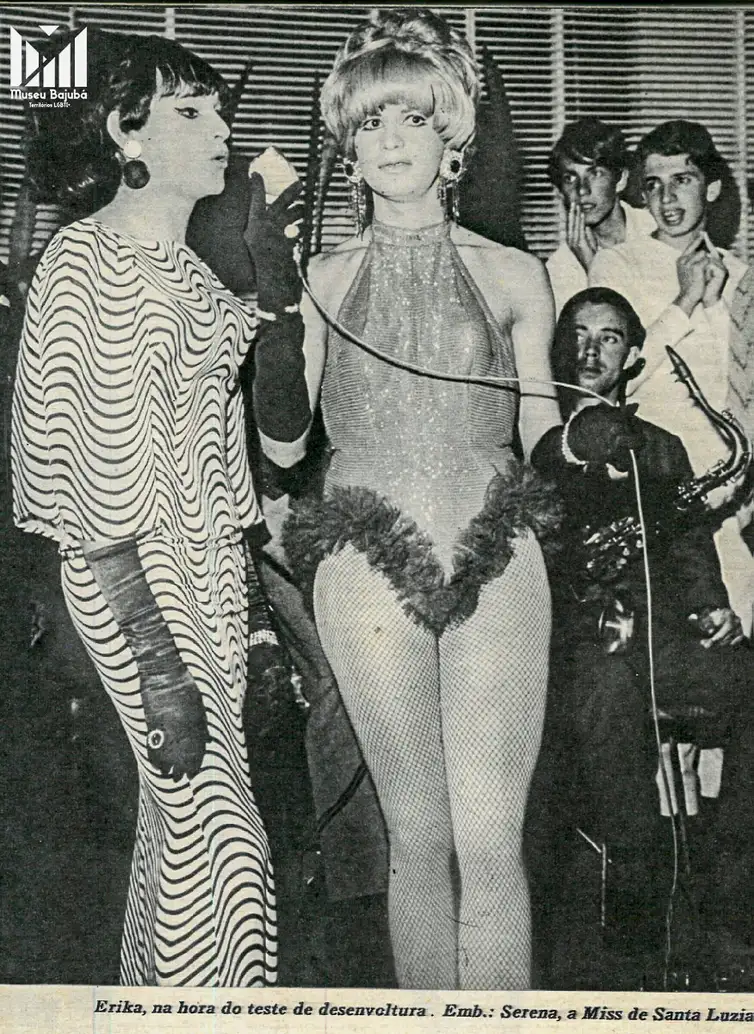 Rio de Janeiro (RJ) 27/06/2024 -  Orgulho LGBT - Concursos Miss - Miss Travesti Minas Gerais 1966<br /> Foto: Antônio Cocenza/Museu Bajubá/Divulgação