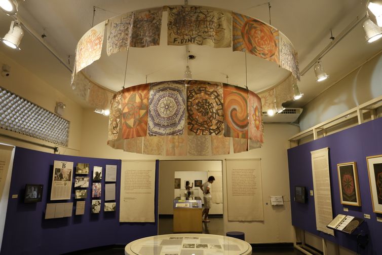 Rio de Janeiro (RJ) 13/02/2025 – A exposição Ocupação Nise da Silveira, no anexo do Museu de Imagens do Inconsciente, no Engenho de Dentro. Foto: Fernando Frazão/Agência Brasil