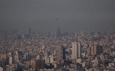Vista de Teerã após explosões
26/10/2024 Majid Asgaripour/WANA (West Asia News Agency) via REUTERS