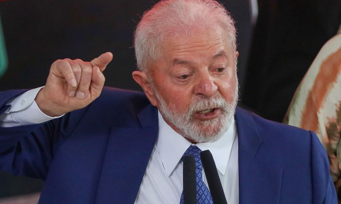 Brasília, DF 20/11/2023O presidente Luiz Inácio Lula da Silva participa da celebração do Dia da Consciência Negra. Na ocasião, foi lançado pelo governo o segundo pacote da igualdade racial. A ministra da Igualdade Racial, Anielle Franco, fez o anúncio das medidas Foto: Fabio Rodrigues-Pozzebom/ Agência Brasil
