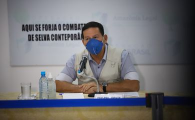 (Porto Velho - RO, 08/06/2020) Vice-Presidente da República, Hamilton Mourão durante viagem ao estado de Rondônia.

Foto: Romério Cunha/ VPR