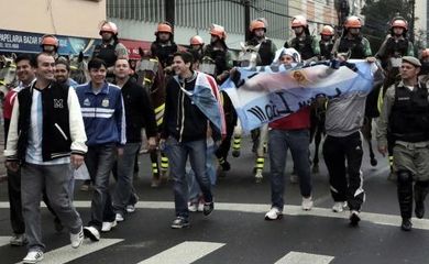 Copa 2014: argentinos chegam a Porto Alegre