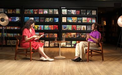 São Paulo (SP), 14.08.2024 - Escritora Mariana Salomão Carrara no programa Trilha de Letras. Foto: TV Brasil/Divulgação