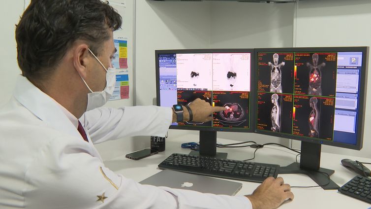 Reprodução/ TV Brasil Energia nuclear é usada para diagnóstico de câncer