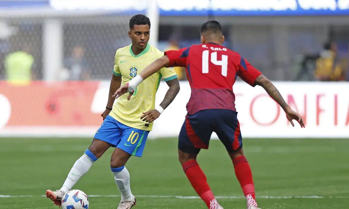 Rodrygo, seleção brasileira, Brasil 0 x 0 Costa Rica, Copa América 2024