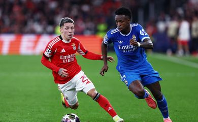 Vinícius Jr., Real Madrid, Gianluca Prestianni, benfica, liga dos campeões
