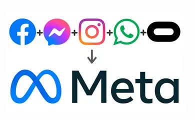 Brasília (DF), 08/01/2025 - Logo da empresa Meta. Facebook, Messenger, Instagram, Whatsapp. Foto: Meta/Divulgação