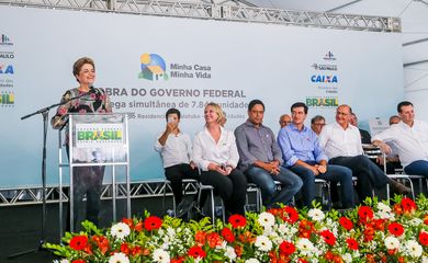 Indaiatuba (SP) - Presidenta Dilma Rousseff durante entrega de unidades habitacionais em Indaiatuba, São Paulo (Roberto Stuckert Filho/PR)