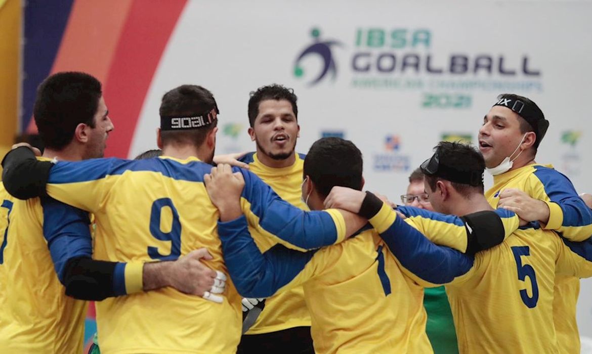 seleção brasileira masculina de goalball conquista título da Copa América - em 22/02/2022 - Brasil
