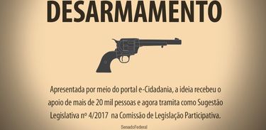 O Estatuto do Desarmamento foi criado com o intuito de reduzir o número de armas de fogo em circulação no país.