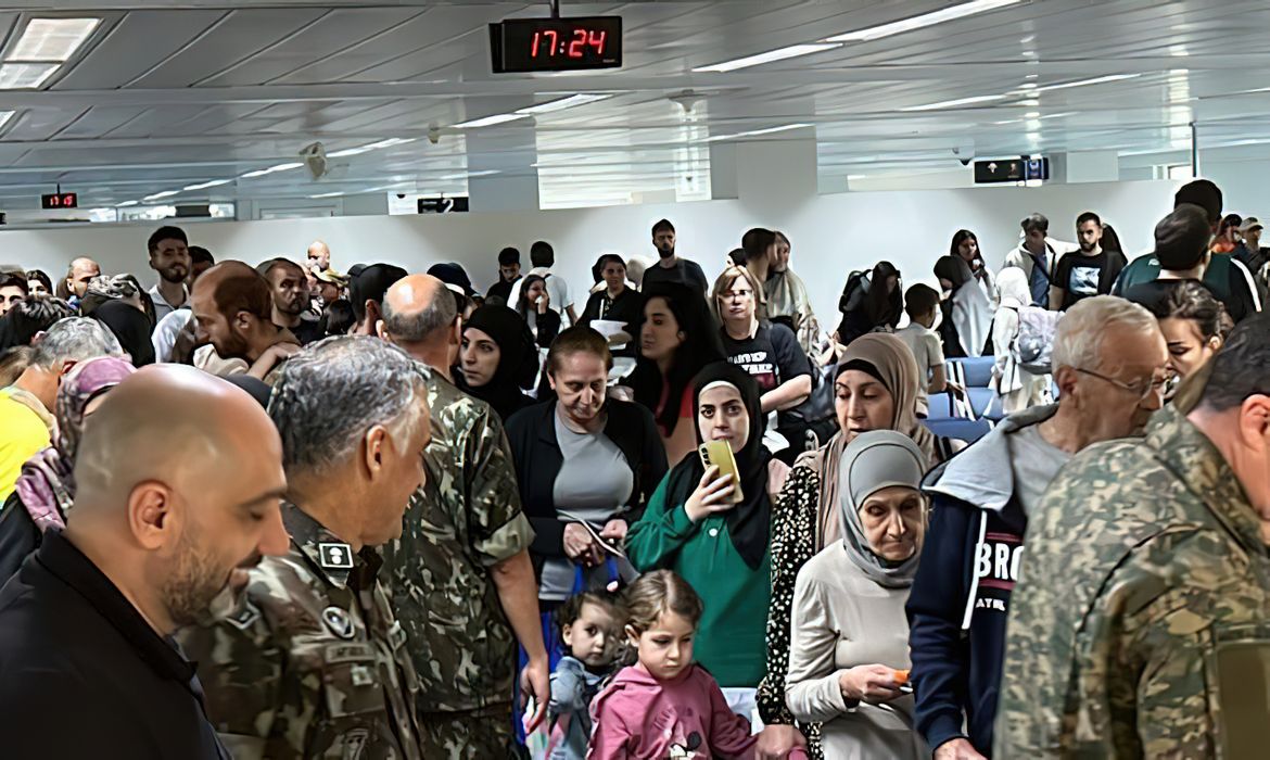 Beirute  09/10/2024 -  Repatriação de brasileiro em Beirute.
Foto: FAB/Divulgação