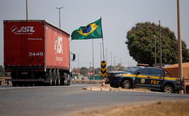 Truckers block highways in support of President Jair Bolsonaro, in Brazil