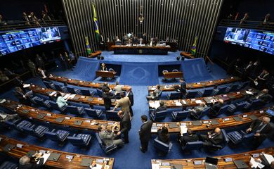 Brasília - Plenário do Senado durante votação do projeto que recria o Ministério da Cultura e as secretarias especiais dos Direitos da Pessoa com Deficiência e dos Direitos da Pessoa Idosa (Fabio Rodrigues Pozzebom/Agência Brasil)