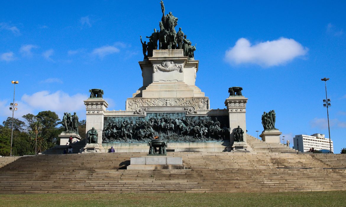 Monumento à Independência do Brasil no Parque da Independência, em Ipiranga