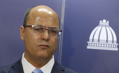 O governador Wilson Witzel toma posse na Assembleia Legislativa do Estado do Rio de Janeiro (Alerj) .