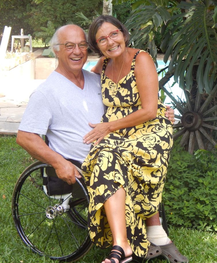 José Carlos Morais e a esposa Martha Abreu