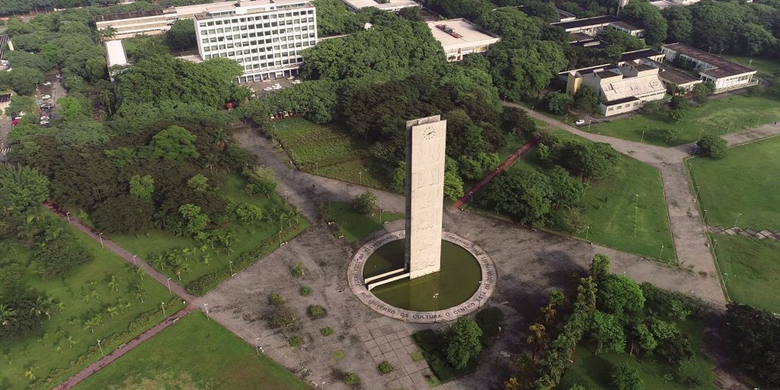 Vista aérea da Cidade Universitária Armando de Salles Oliveira - USP