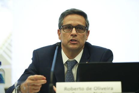 O presidente do Banco Central, Roberto Campos Neto, apresenta a nova versão da agenda de medidas estruturais do Banco Central,a BC#