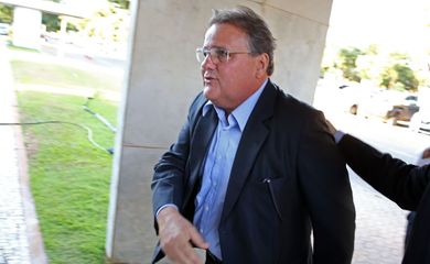Brasília - Ex-ministro da Integração Nacional Geddel Vieira Lima chega à Vice-Presidência da República para encontro com Michel Temer  (Valter Campanato/Agência Brasil)